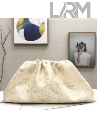 Bottega Veneta The Pouch Soft Oversize Clutch Bag in Smooth Leather Zabaione 2020