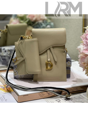 Dior Saddle Multifunctional Pouch Beige 2021