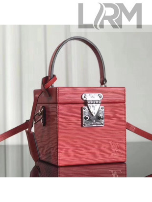 Louis Vuitton Epi Leather Bleecker Box Bag Red F/W2018