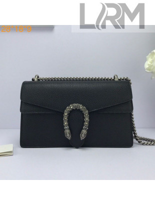 Gucci Dionysus Leather Small Shoulder Bag 400249 Black