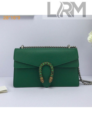 Gucci Dionysus Leather Small Shoulder Bag 400249 Green