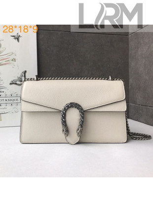 Gucci Dionysus Leather Small Shoulder Bag 400249 White/Silver