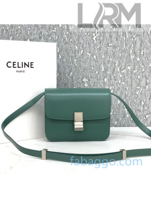 Celine Teen Small Classic Bag in Box Calfskin 192523 Blue 02 2020 (Top quality)