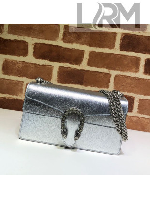 Gucci Dionysus Small Shoulder Bag ‎499623 Silver/Crystal 2021