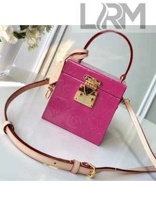 Louis Vuitton Monogram Vernis Leather Bleecker Box Bag Rosy F/W2018