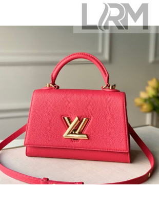 Louis Vuitton Twist One Handle Bag PM in Pink Taurillon Leather M57096 2020