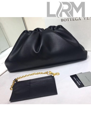 Bottega Veneta Large Pouch Soft Voluminous Clutch Bag Black 2020 576227L