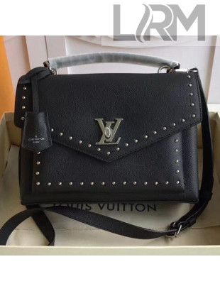 Louis Vuitton Studs Calfskin My Lockme Bag M51494 Black 2018