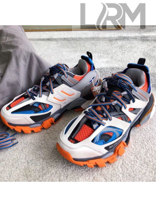 Balenciaga Track Trainer Sneakers 03 White/Orange 2019 (For Women and Men)