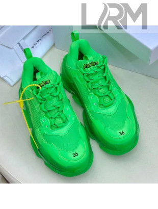 Balenciaga Triple S Sneakers Green 01 2020