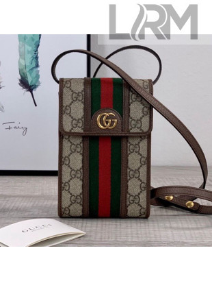 Gucci Ophidia GG Canvas Vertical Mini Bag 625757 2021