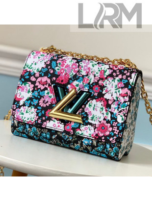Louis Vuitton Floral Print Twist PM Chain Shoulder Bag M55038 Red 2019