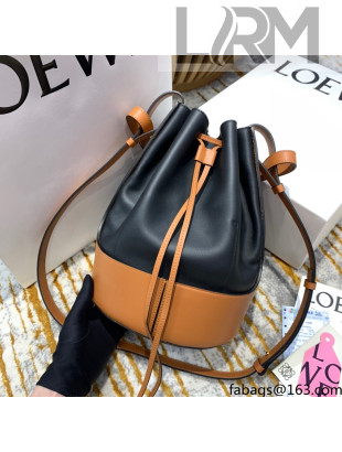Loewe Balloon Bag in Nappa Calfskin Brown/Black 2021