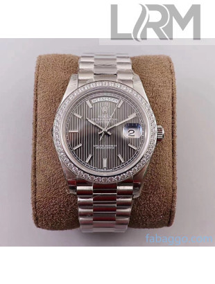 Rolex Datejust Watch 40mm With Crystal Silver/Black 02 2020 Top Quality 