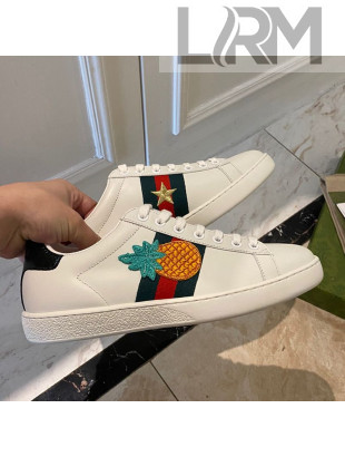 Gucci Ace Sneaker with Pineapple White 2021