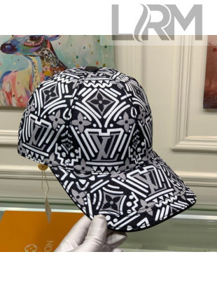 Louis Vuitton LV Crafty Baseball Hat Grey 2020