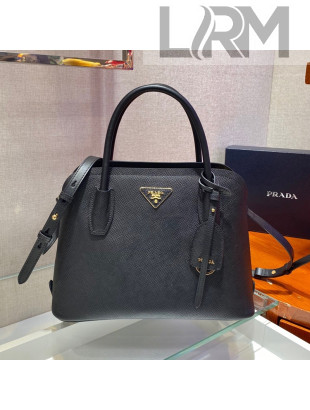 Prada Small Matinée Handbag 1BA295 Black 2021