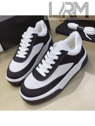 Chanel Canvas Sneakers CCS05 White/Black 2021