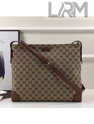 Gucci GG Supreme Canvas Messenger Bag 308930 Brown