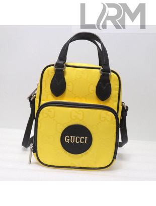 Gucci Off The Grid Shoulder Bag in Yellow GG Nylon 625850 2020