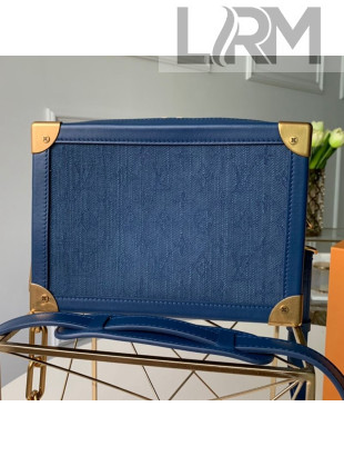 Louis Vuitton Monogram Denim Soft Trunk Box Shoulder Bag M44723 2019