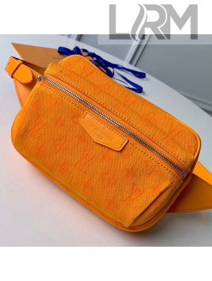Louis Vuitton Monogram Denim Outdoor Bumbag/Belt Bag M44623 Ocher Yellow 2019