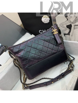 Chanel Iridescent Aged Calfskin Gabrielle Hobo Bag A93824 2019