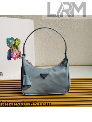 Prada Re-Edition 2005 Nylon Mini Bag 1NE204 Blue 2021