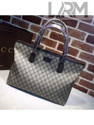 Gucci GG Canvas Tote Bag 211137 Brown 2021