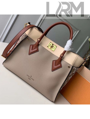 Louis Vuitton Monogram Tufting On My Side Tote Bag M53825 Gray 2019