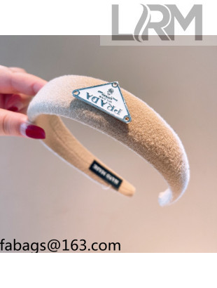 Prada Headband Beige 2021 110561