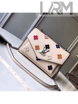 Louis Vuitton Soft Calfskin Mylockme BB Bag M53080 Monogram Flower 2018