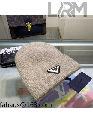 Prada Wool Knit Hat Grey 2021 110587