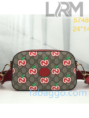 Gucci Chinese Valentine's Day GG Apple Small Shoulder Bag 574886 Beige 2020