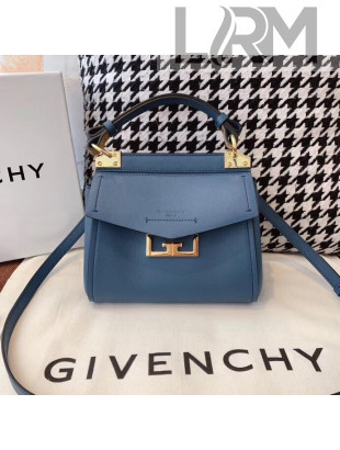Givenchy Mystic Bag In Soft Baby Calfskin Leather Blue 2019