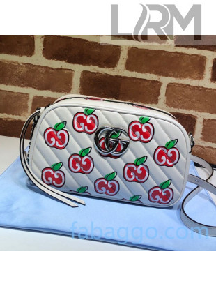 Gucci Chinese Valentine's Day GG Apple Small Shoulder Bag447632 White 2020
