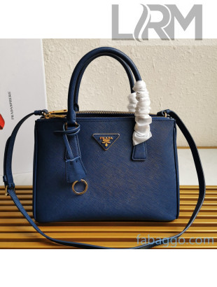 Prada Small Saffiano Leather Prada Galleria Bag 1BA863 Blue 2020