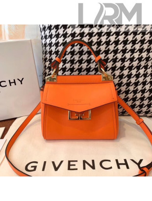 Givenchy Mystic Bag In Soft Baby Calfskin Leather Orange 2019