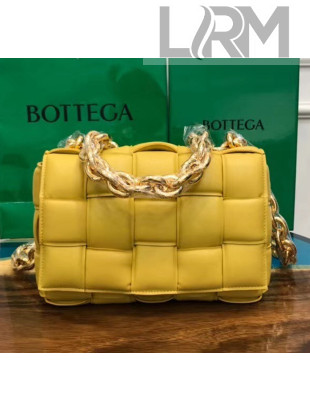 Bottega Veneta The Chain Cassette Cross-body Bag Yellow 2020