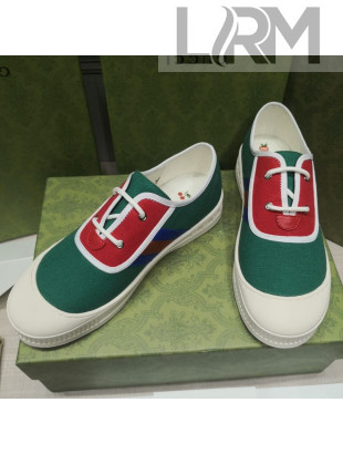 Gucci Canvas Sneakers Green 33 2021