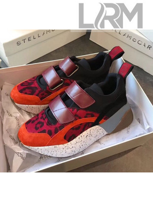 Stella McCartney Eclypse Velcro Suede Sneaker Red 2019