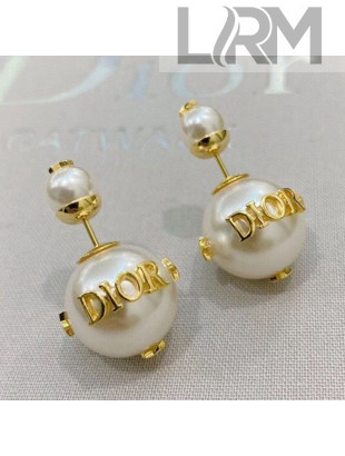 Dior J'Adior Tribales Pearl Stud Earrings 2020