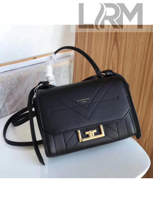 Givenchy Calfskin Leather Mini Eden Bag Black 2019