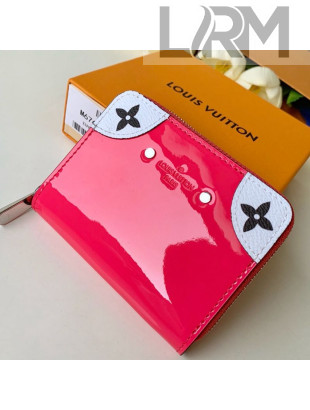 Louis Vuitton Venice Zippy Coin Purse in Patent Leather M67665 Pink