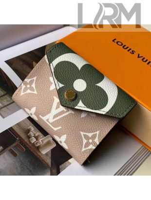 Louis Vuitton Giant Monogram Zoe Wallet M67640 Khaki Green 