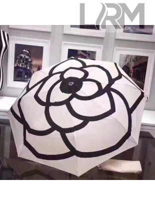 Chanel Camellia Umbrella White 2021 50