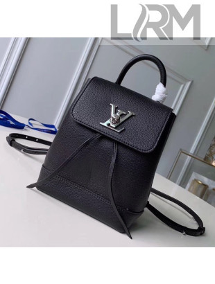 Louis Vuitton Grainy Calfskin Lockme Mini Backpack Black M54573