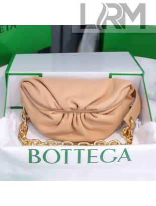 Bottega Veneta The Mini Pouch with Chain Strap Nude 2020