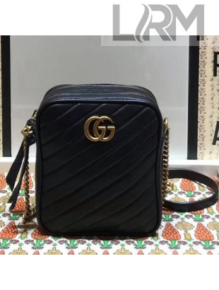 Gucci GG Marmont Mini Shoulder Bag 550155 Black 2018