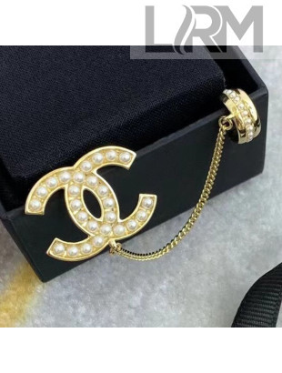 Chanel Pearl Earrings AB6109 2021